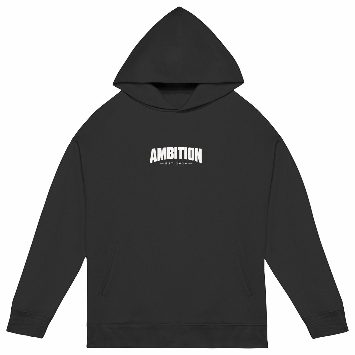 Sweat à capuche Oversized - Origins - face_noir